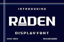 Raden - Display Font