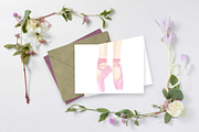 Painting Ballerina Shoes Bundle, a Background Graphic by bungamustia (Thumbnail 2 of 13)
