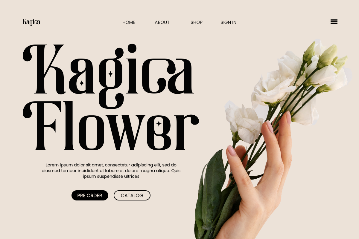 Lazelle Serif with Bold Elegance, a Serif Font by Annivers Type (Photo 5 of 10)