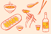 Korean Food Vector Illustrations, a Food Illustration by Studio Papercuts (Thumbnail 6 of 10)