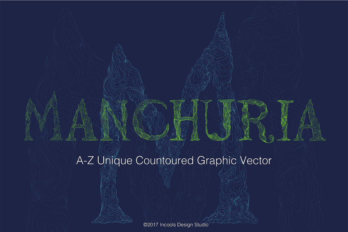 Manchuria, A-Z Unique Graphic Letter, an Illustration by Incools (Photo 1 of 7)