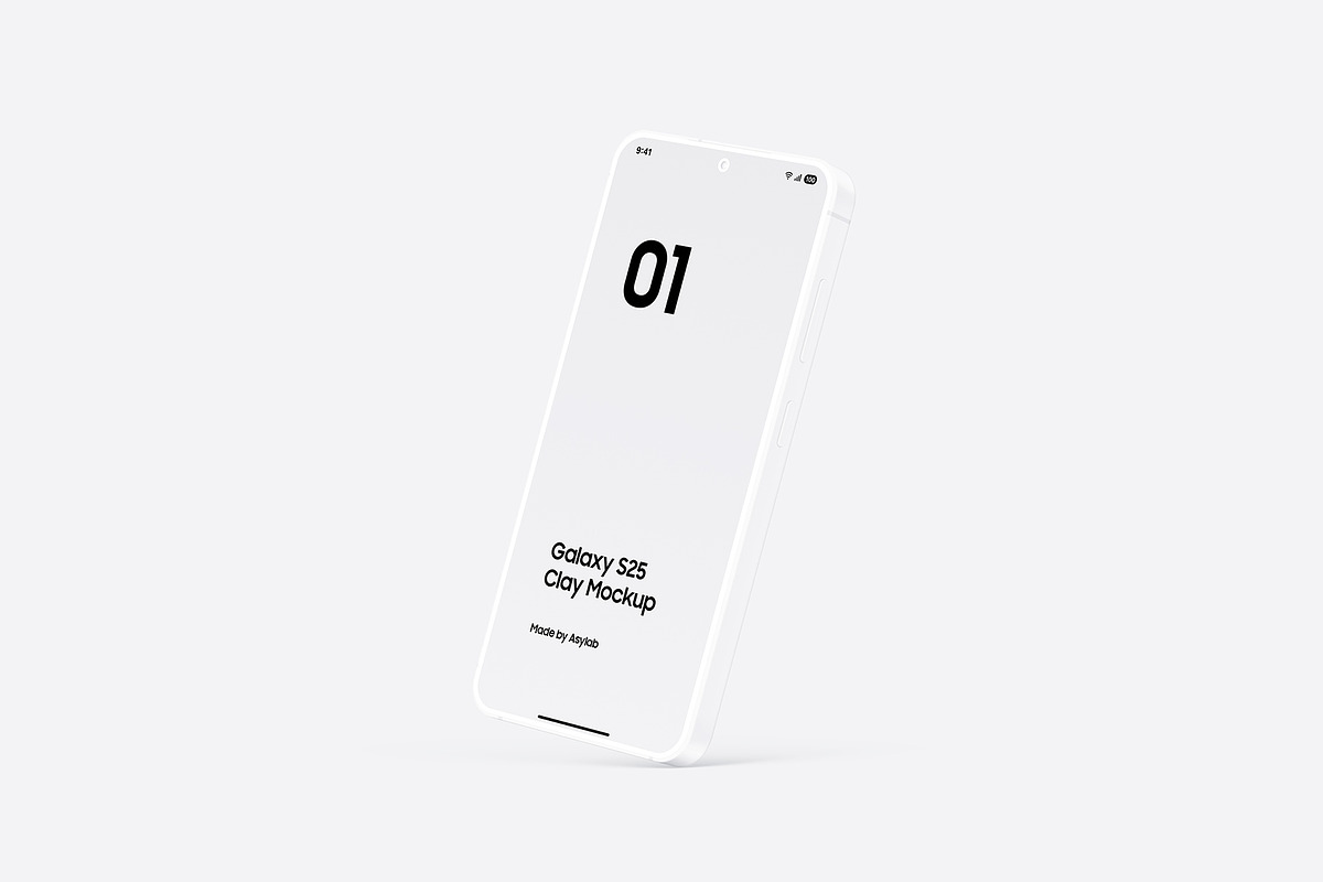 Galaxy S25 Clay Mockups Scenes, an Android Mockup by Asylab (Photo 45 of 58)