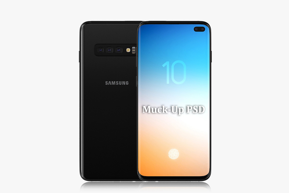 Samsung galaxy S10 Plus mock-up, an iPad Mockup by Proshanta Sarker (Photo 2 of 8)