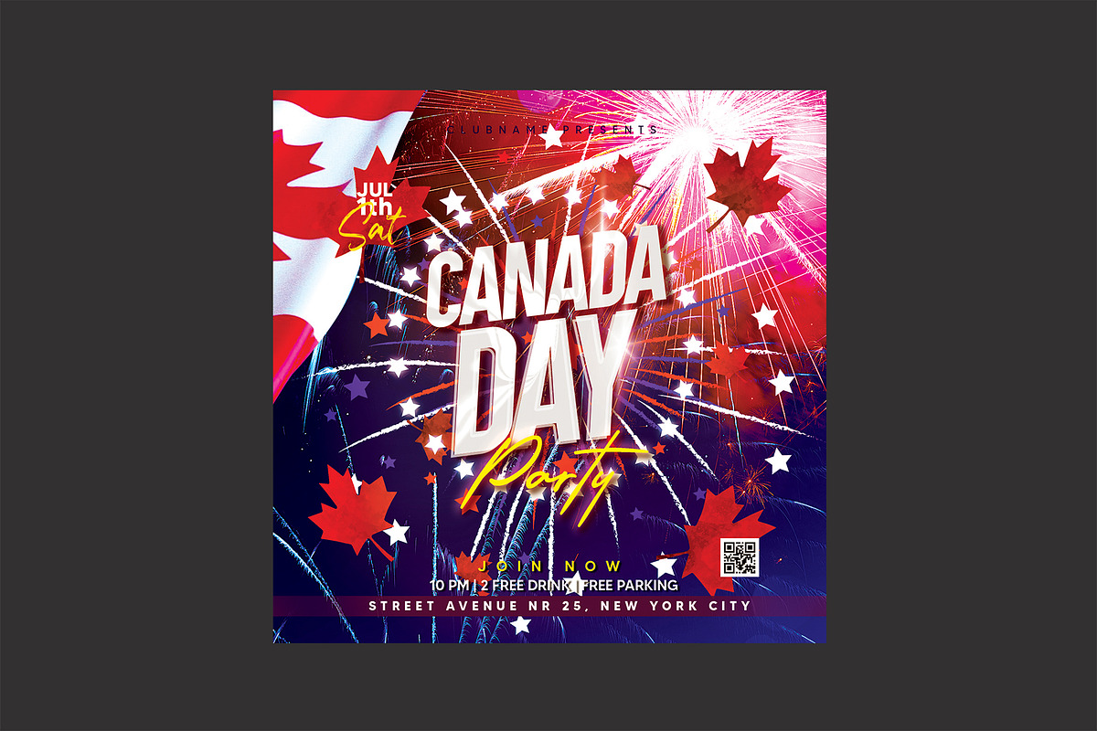 Canada Day Flyer, a Flyer Template by DSGraphicDesign (Photo 2 of 2)