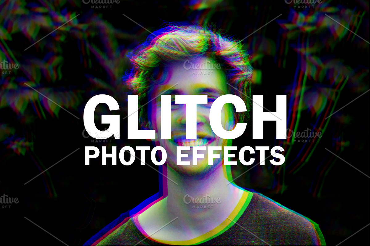 Glitch Photo Effect, a Layer Style Add-On by alexdndz