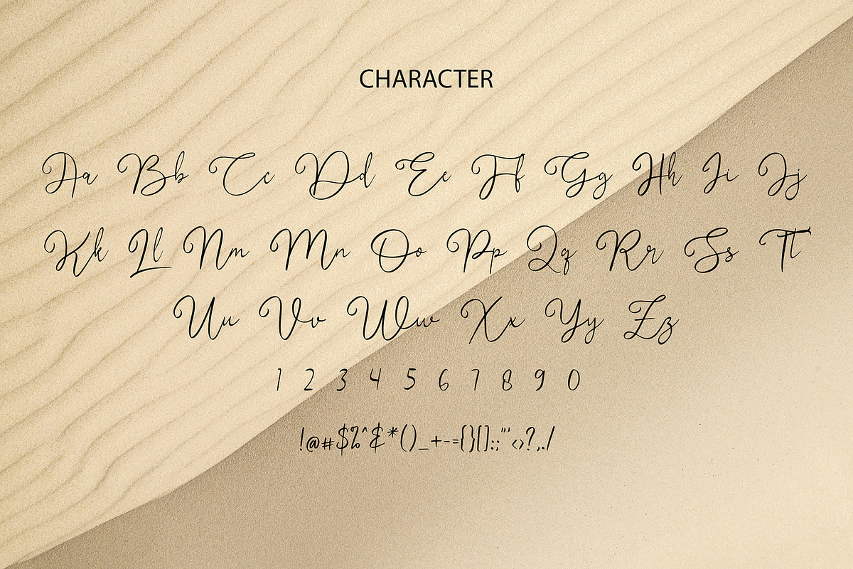 Vilona Calligraphy Script Font, a Script Font by Giant Design (Photo 10 of 10)