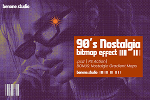90's Nostalgia - Bitmap Effect