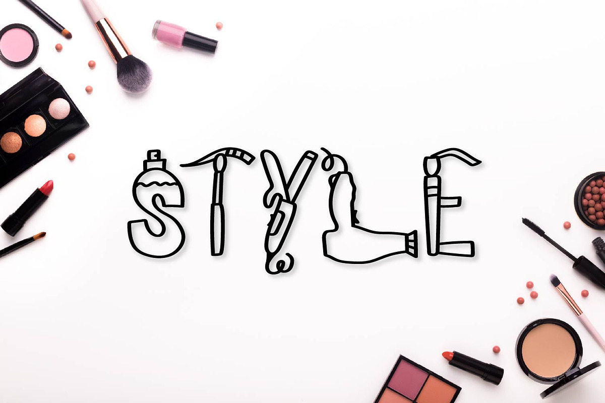 Makeup - A Stylist Font preview 7