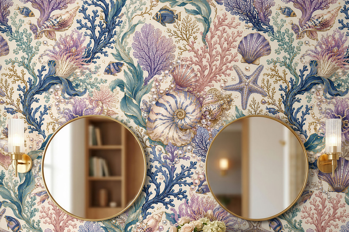 Bathroom Wallpaper Mockup PSD, a Household Mockup by 1001 mockups (Photo 8 of 14)