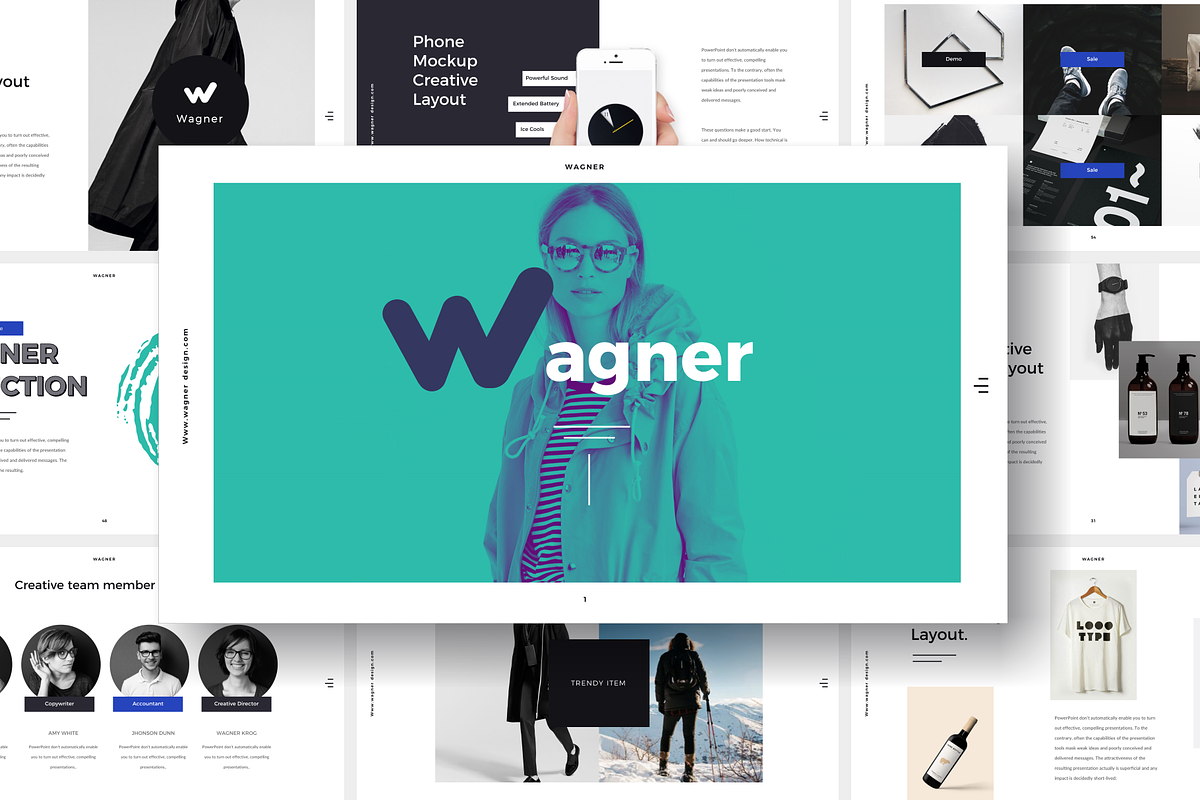 Wagner - Powerpoint Template, a Presentation Template by Mikokit (Photo 1 of 18)