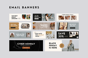 Q4 Sales Canva Templates