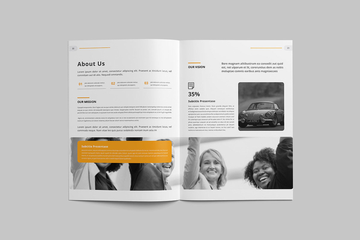 Corporate Brochure Bundle, a Brochure Template by Tanber Hossen (Photo 14 of 71)