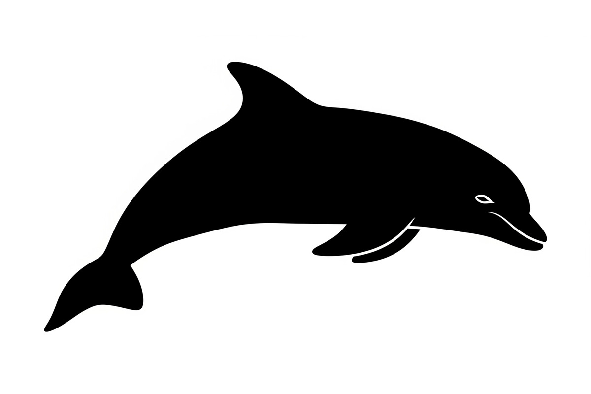 Dolphin Jumping Silhouette Vector bu, an Illustration by Designs_River (Photo 45 of 48)