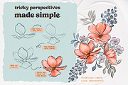 Flower Builder Kit for Photoshop, a Brushes & More by Wooly Pronto (Thumbnail 2 of 11)