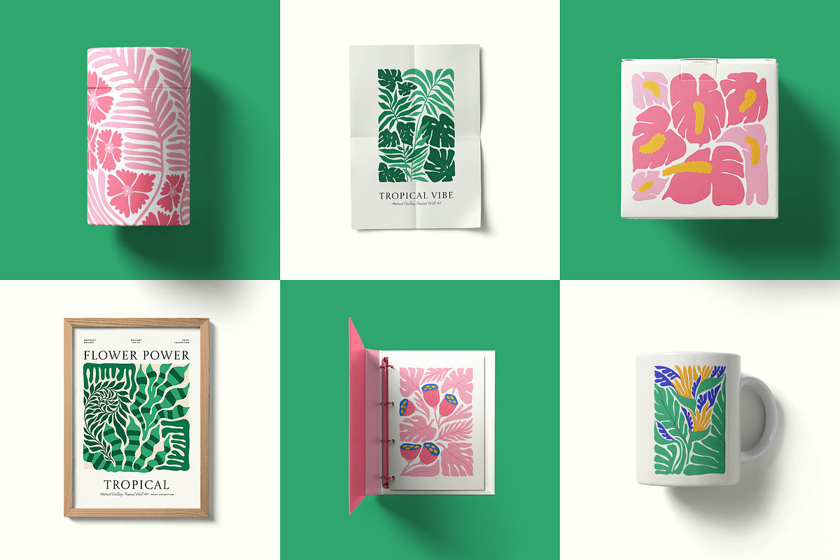 Tropical Flowers | Wall Art Creator, an Object Graphic by Leleka.Store (Photo 9 of 15)