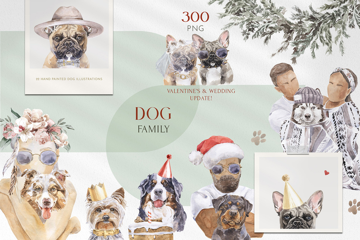 Watercolor & Digital Bundle Part II, an Animal Illustration by Cat In Colour (Photo 16 of 30)