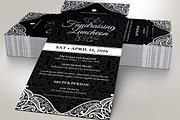 Black White Luncheon Flyer Template, a Flyer Template by Godserv Designs (Thumbnail 6 of 6)