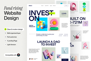 Financial Website, a Templates & Theme by sajon.co