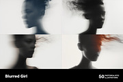 Blurred girl. 50 images, a Person Illustration by Handmadefont (Thumbnail 10 of 12)