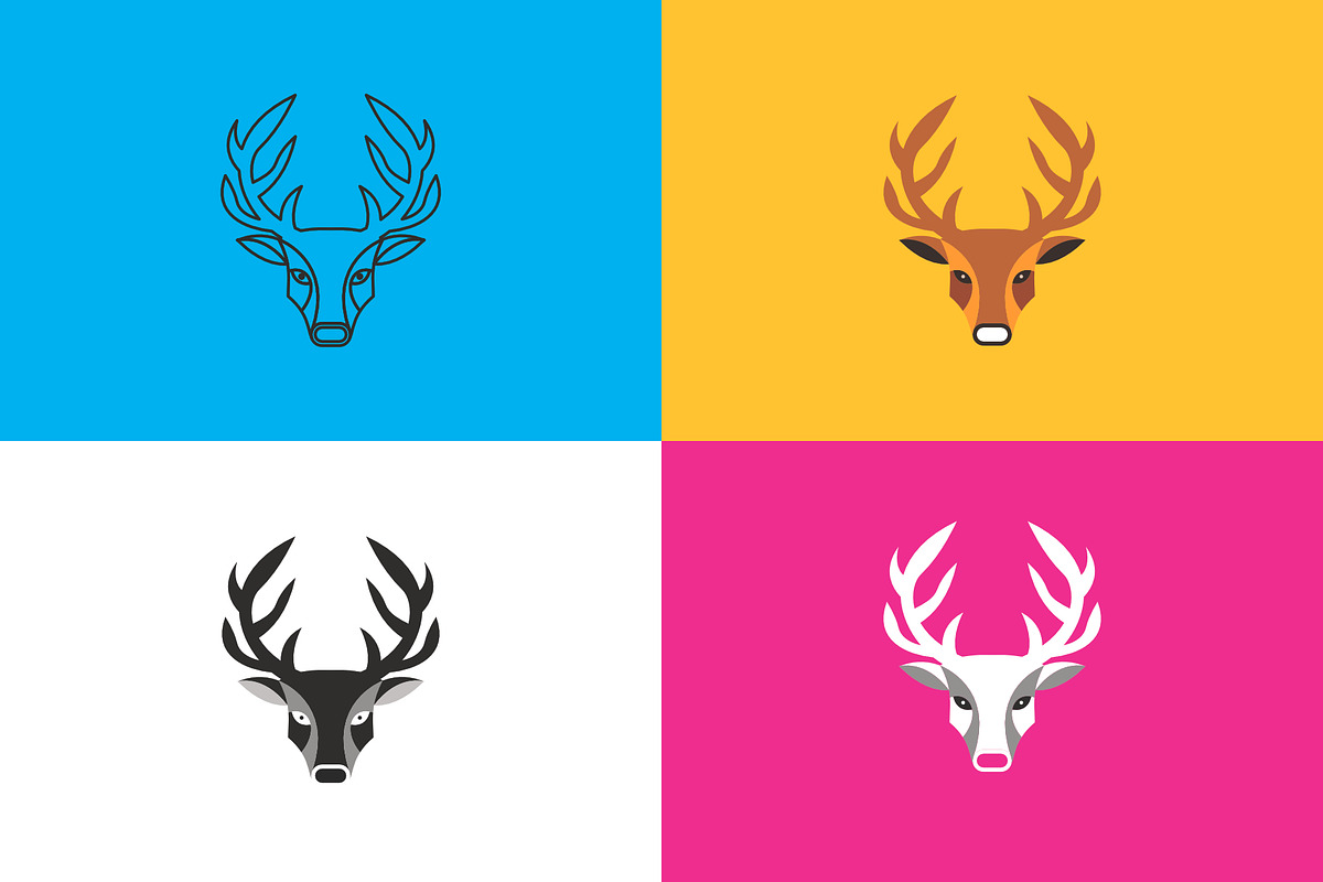 Deer King Logo Template, a Templates & Theme by Maximum Designstudio (Photo 2 of 2)