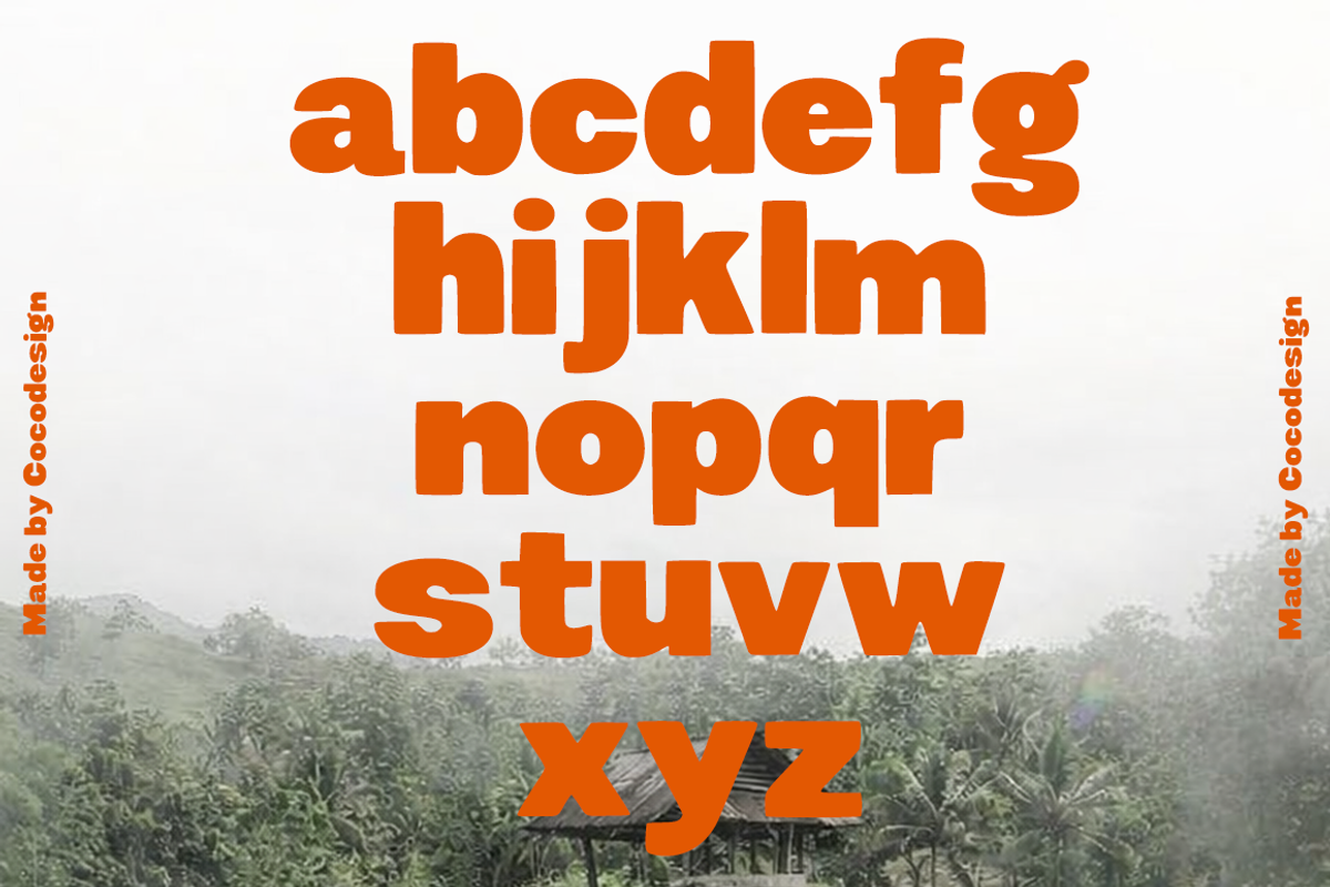 Sugreen – Organic Display Font, a Sans Serif Font by cocodesign (Photo 7 of 9)