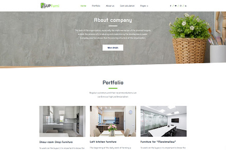 Upfurni Furniture WordPress Theme