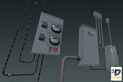 Electrical Control Panel #3, an Object 3D Model by 3DCaster (Thumbnail 5 of 5)