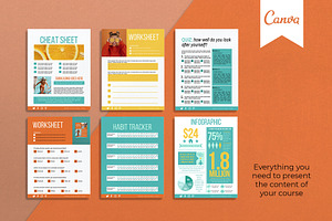 Course Canva Template Bundle