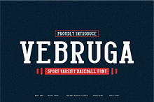 Vebruga - Varsity Font