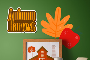 Autumn Harvest Digital Clip Art