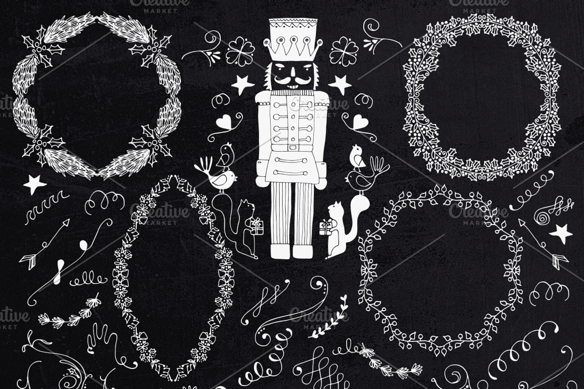 Christmas Celebration Kit, a Decorative Illustration by StylishDesignMe (Photo 4 of 5)