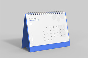 Modern Desk Calendar Mockup, a Product Mockup by graphypix