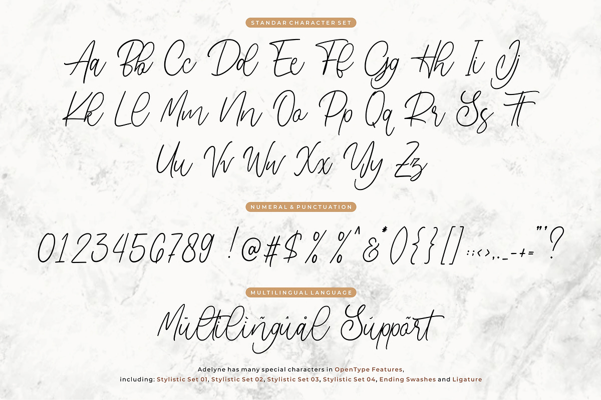 Adelyne - Modern Handlettering preview 8