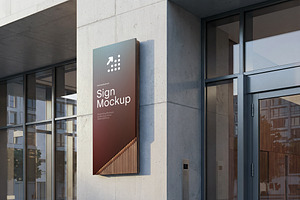 Navigation Sign Mockup