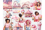 Carnival Clipart Bundle | Festival, a Seasonal Illustration by GlamArtZhanna (Thumbnail 6 of 6)