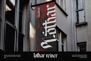 Lothar Reiner – Gothic Blackletter, a Blackletter Font by Inviline.co (Thumbnail 15 of 15)