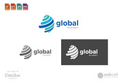 Global Planet Logo Template, a Branding & Logo Template by WebCraft (Thumbnail 3 of 5)