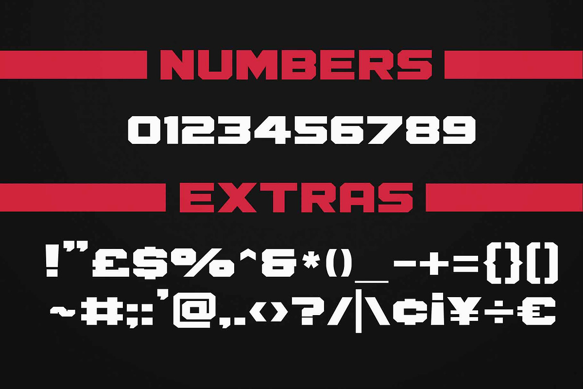 ELITE SPORT FONT SET, a Sans Serif Font by Alphabet Agency (Photo 4 of 13)