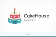 Cake House Bakery Logo Template, a Branding & Logo Template by Logo Heaven (Thumbnail 2 of 5)