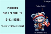 Cute 4th of July Crochet PNG, an Illustration by SinaCreation (Thumbnail 4 of 5)