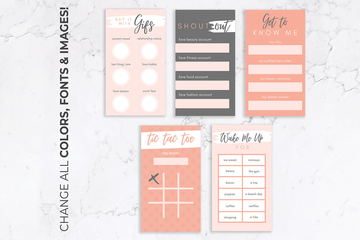 Instagram Story Games for Canva, a Social Media Template by Thirty One Palms Studio (Photo 4 of 9)