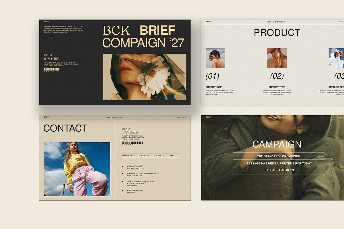 Lyra | Creative Brief, a Presentation Template by slidestock55 (Photo 6 of 12)