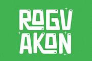 Rogvakon - Bubble Font, a Sans Serif Font by Iqsiart Studio (Thumbnail 6 of 7)