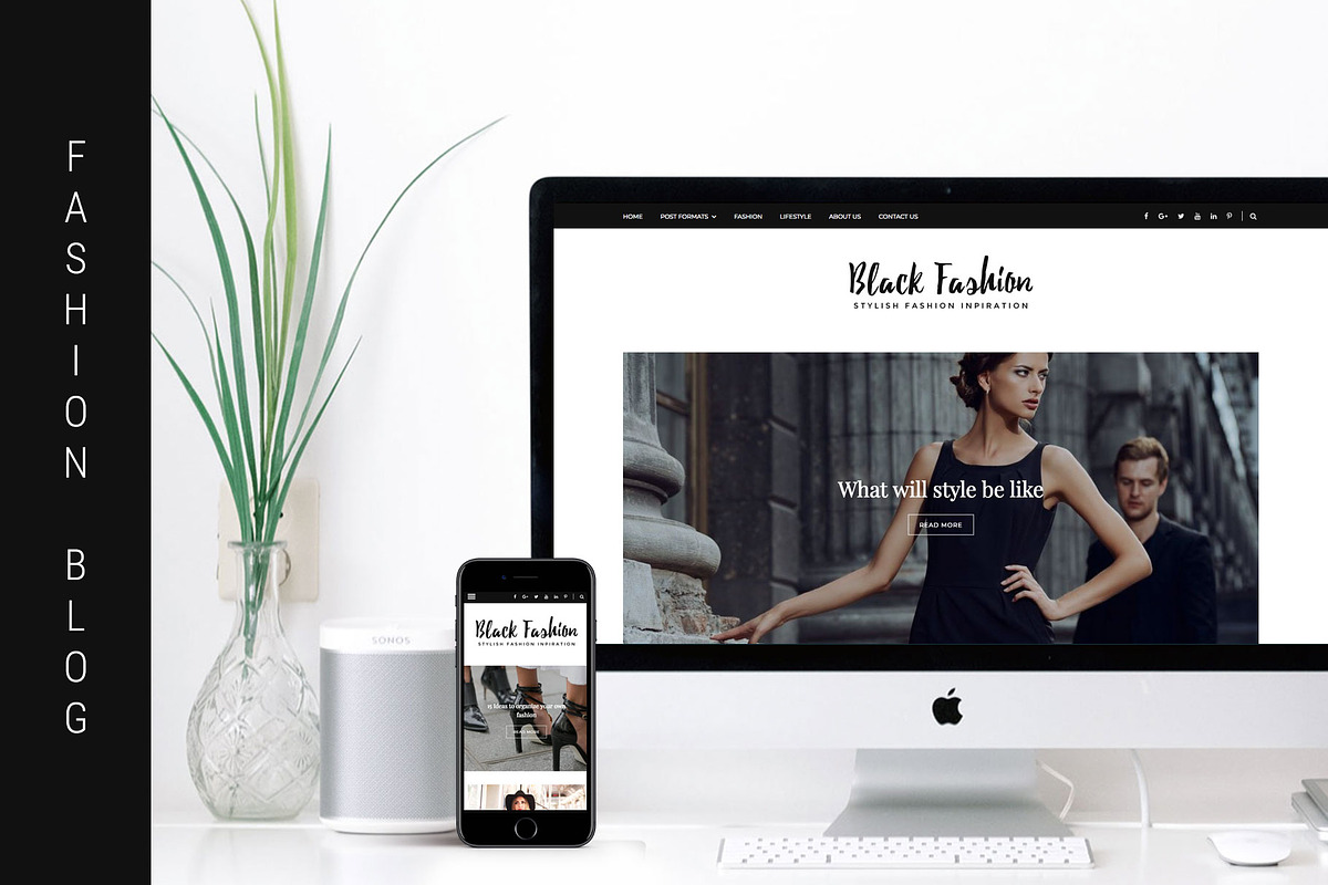 Black Fashion - WordPress Blog Theme, a WordPress Template by EasyBlog Themes (Photo 2 of 5)