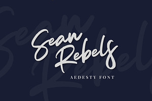 Aedesty // Handwritten Font, a Script Font by Masanis
