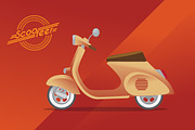 Vintage Scooter, a Graphic by Mongkees (Thumbnail 2 of 3)