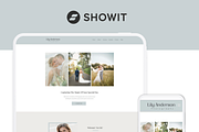 Showit Website Template, an App Template by Sara Martin Designs (Thumbnail 1 of 6)