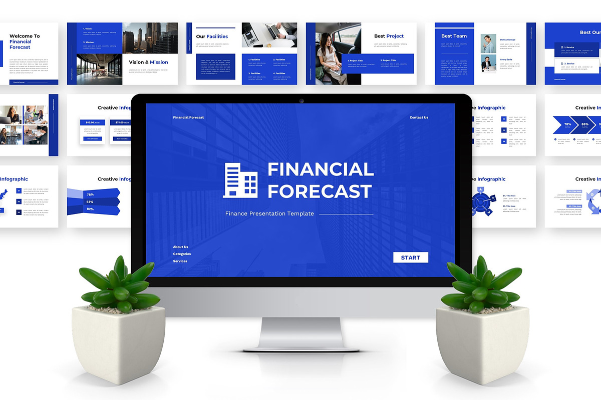 Financial Forecast - Finance Key, a Presentation Template by Deepslide Studio (Photo 5 of 6)