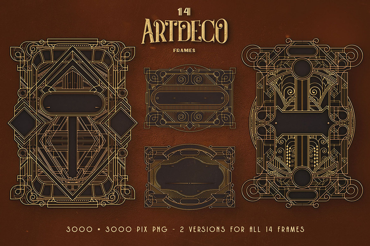 SALE Art Deco Toolkit, a Background Graphic by Cruzine (Photo 13 of 111)