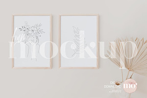 Wood Frames Mockup